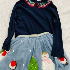 Mini Biden 2 pc Christmas set size 9-10yr